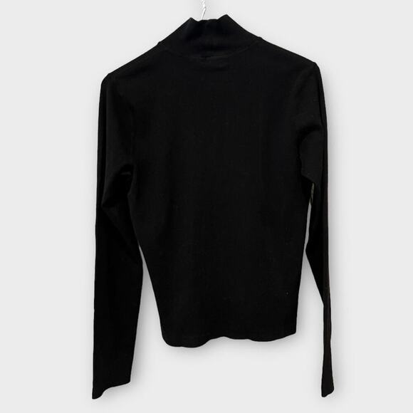 RE/DONE  X Hanes 60s Mock Neck Long Sleeve Tee Size Medium - Picture 3 of 6